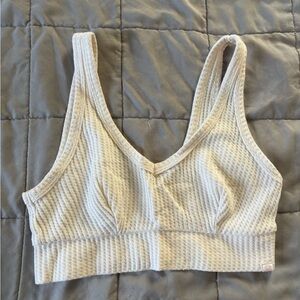 Old navy Ivory Textured Knit bralette
